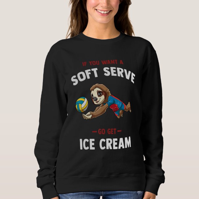 Camiseta Volleyball Soft Serve     Sloth Volleyball (Frente)