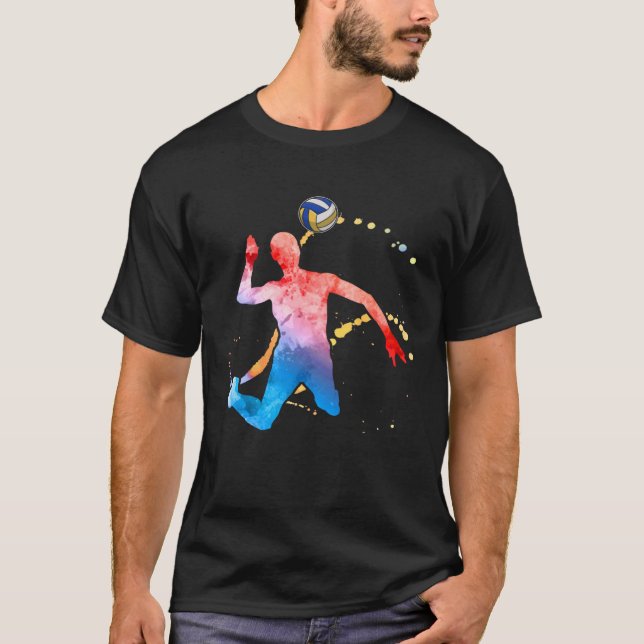 Camiseta Volleyballer Graphic Beach Volleyball (Frente)