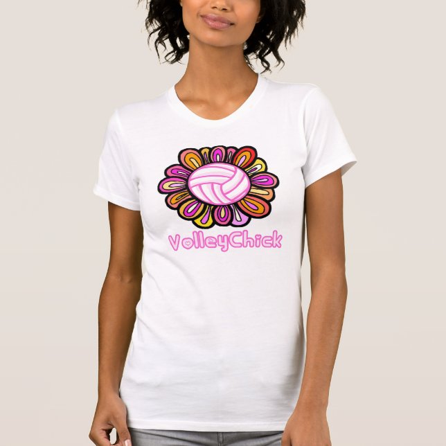 Camiseta VolleyChick Groovy (Frente)