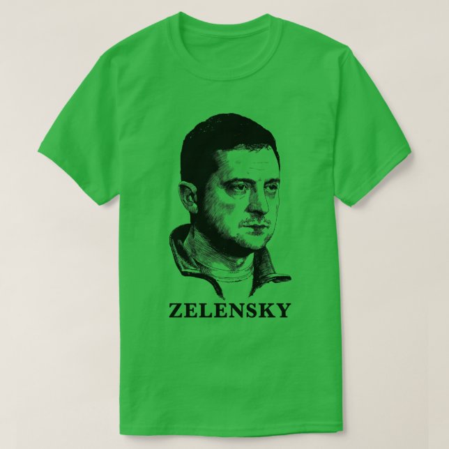 Camiseta Volodymyr Zelensky (Frente do Design)