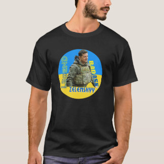 Camiseta Volodymyr Zelensky Badass, Mantenha-Se Na Ucrânia