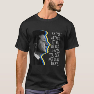 Camiseta Volodymyr Zelensky Nem Todos Heróis Vestem Capas S