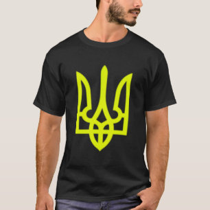 Camiseta Volodymyr Zelensky - Símbolo de Tridente Ucraniano