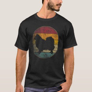 Camiseta Volpino Italiano Cachorro Gif Estilo Retro Vintage