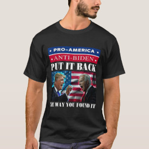 Camiseta Volta A Encontrá-Lo Pro Trump & Anti