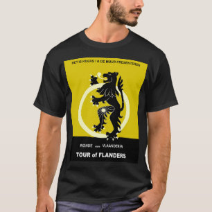 Camiseta Volta À Publicidade Ao Ciclo De Vintagem Da Flandr