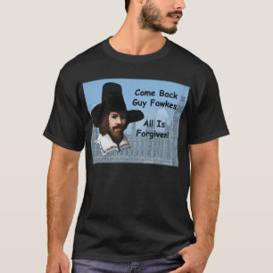 Camiseta Volta Guy Fawkes que tudo é perdoado