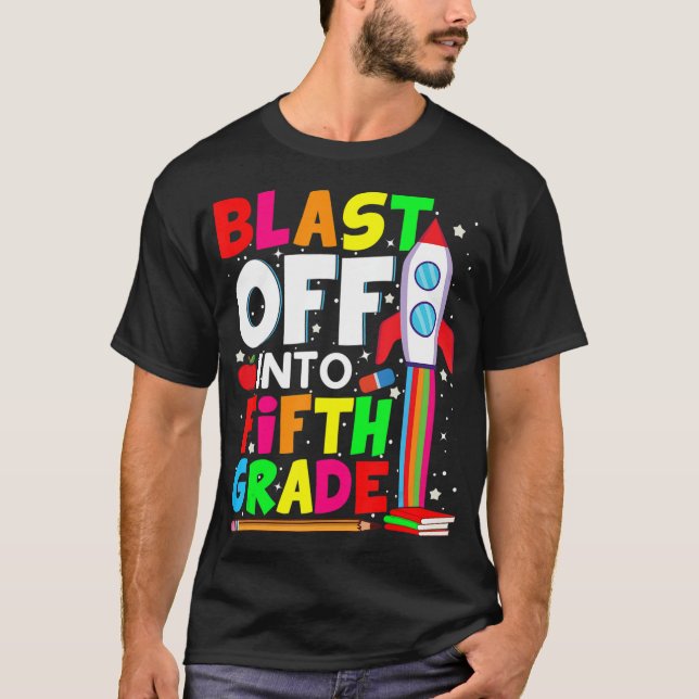Camiseta Volta Para A 5 Da Escola No Quinto Ano (Frente)