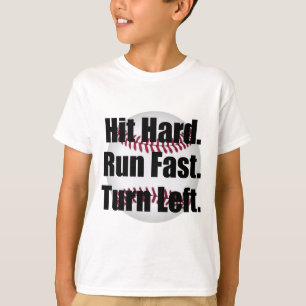Camiseta Volta rápida funcionada duro da batida deixada