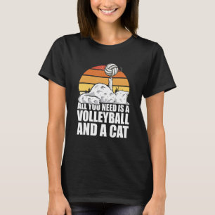 Camiseta Voltagem de Vball Felino de Voleibol Praia de Vint