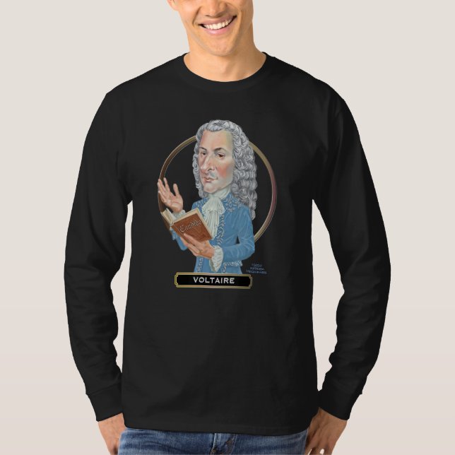 Camiseta Voltaire, O Escritor Francês Do Excelente (Frente)