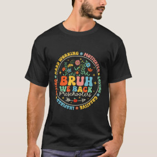 Camiseta Voltamos Pré-Escola De Volta à Escola Meninos Meni