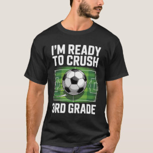 Camiseta Voltando à Escola Primeiro Dia da 3ª Série de Fute
