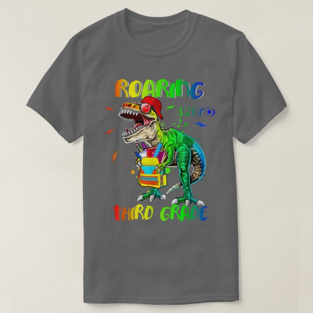 Camiseta Voltando ao 3º ano da escola  (Frente do Design)