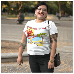 Camiseta Voltando para Cali Mulheres