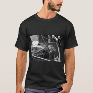 Camiseta Voltando para fora barco de pesca Burtonport preto