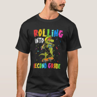 Camiseta Voltando Para Os Meninos Do Dinossauro T Rex De Se