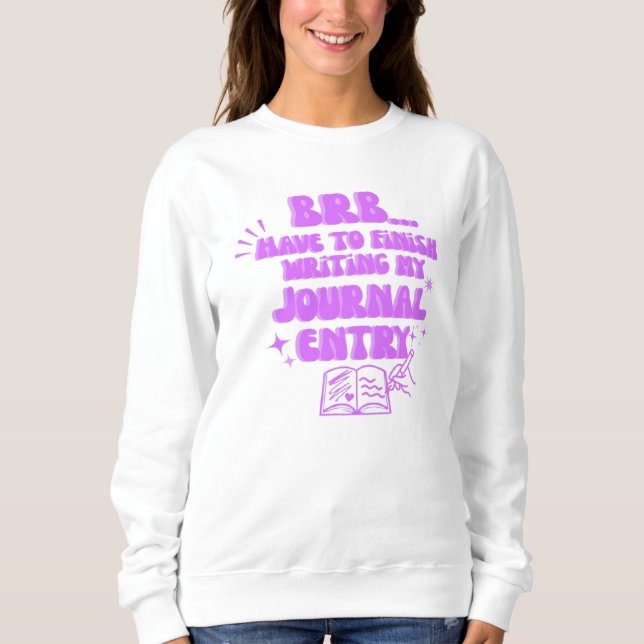 Camiseta Voltando, Preciso Terminar de Escrever Minha Entra (Frente)