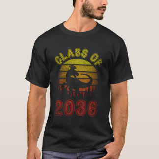 Camiseta Voltar À Classe Escolar De 2036 Jardim De Infância