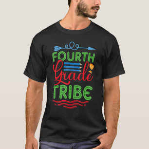 Camiseta Voltar à Escola 4ª Série Tribo 1º Dia Escola Prof