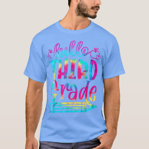 Camiseta Voltar à escola - Alô, 3º ano - Tie Dye