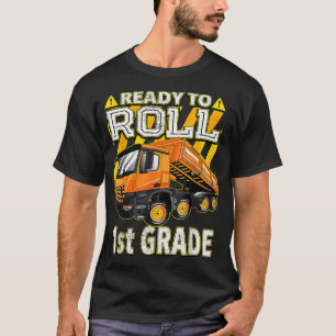 Camiseta Voltar à escola - Despejar caminhão pronto para ro