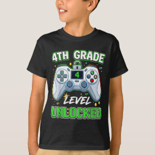 Camiseta Voltar à escola meninos da 4ª série jogador primei