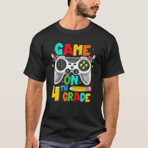 Camiseta Voltar à Escola Nível 4 Desbloqueado Jogo em 4t