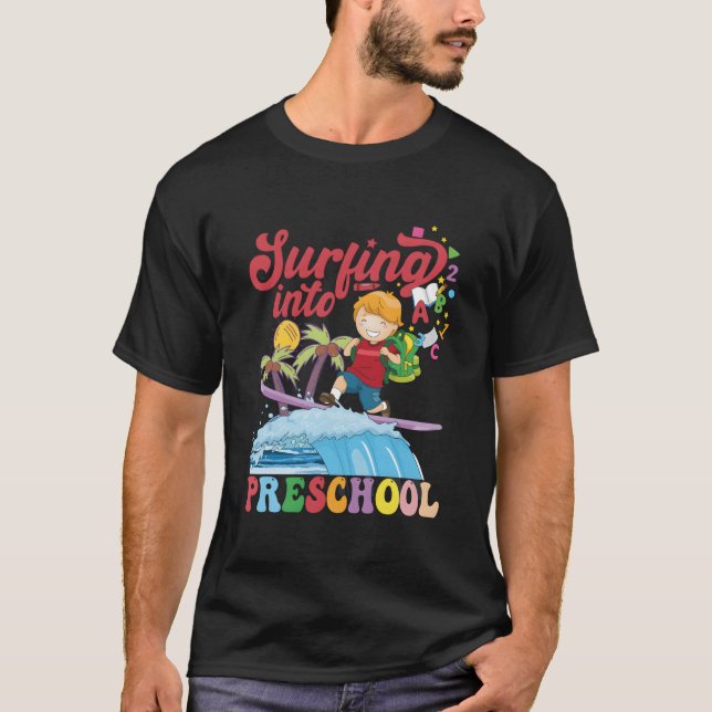 Camiseta Voltar à Escola Pré-Escolar (Frente)