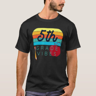 Camiseta Voltar à Escola Professor do Quinto Ano Crianças d