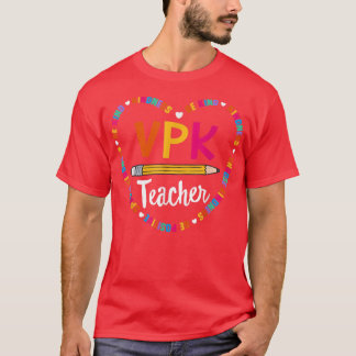 Camiseta Voltar à Escola Professora VPK Pré-Jardim de Infân