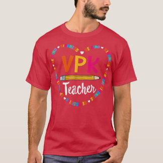 Camiseta Voltar à Escola Professora VPK Pré-Jardim de Infân