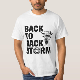 Camiseta Voltar à tempestade de trás
