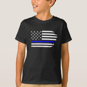 Camiseta Voltar Ao Adesivo De Sinalizador Azul