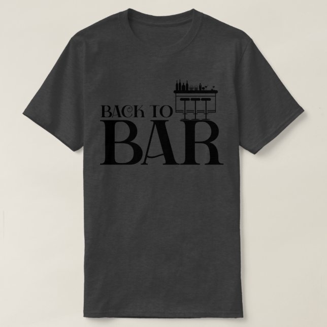 Camiseta Voltar ao bar (Frente do Design)