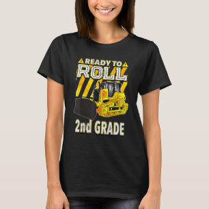 Camiseta Voltar Ao Bulldozer Escolar Pronto Para Rolar segu