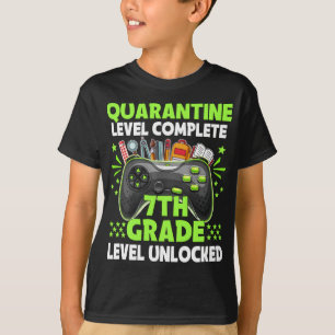 Camiseta Voltar ao Nível de 7 da Escola Desbloqueado