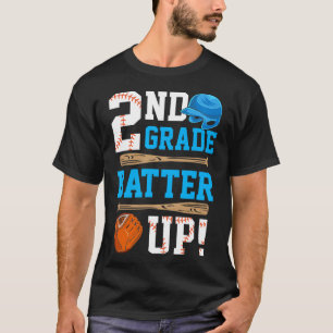 Camiseta Voltar ao Nível do segundo Escolar Batendo Para Ci