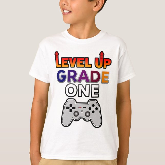 Camiseta Voltar ao Nível Superior Escolar Grau Um (Frente)