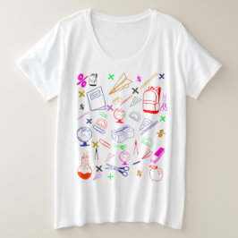 Camiseta Voltar ao padrão da escola