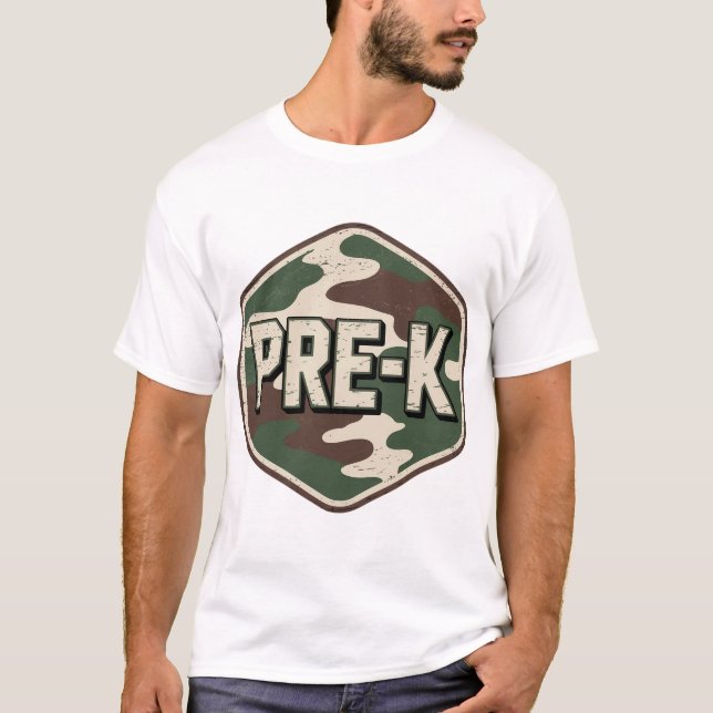 Camiseta Voltar ao Pré-K Escolar (Frente)