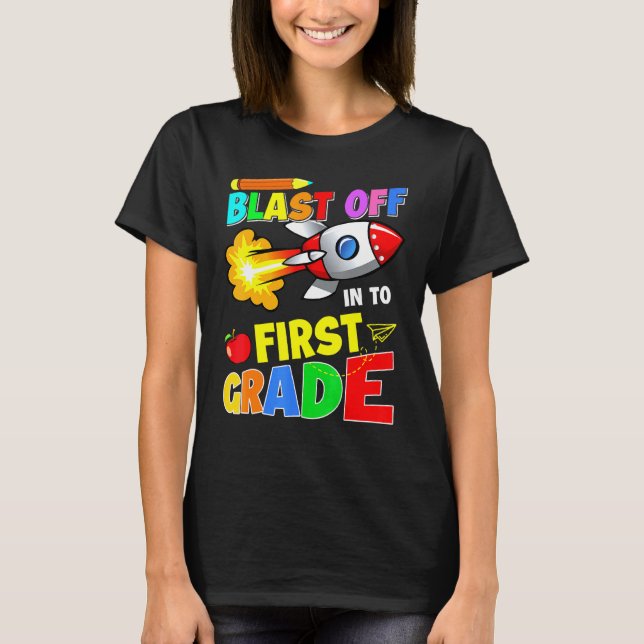 Camiseta Voltar Ao Professor Do Primeiro Grau (Frente)