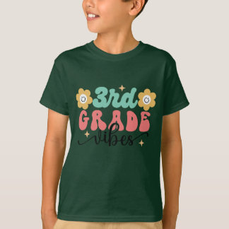 Camiseta Voltar ao Teto Escolar | Camiseiros do terceiro gr
