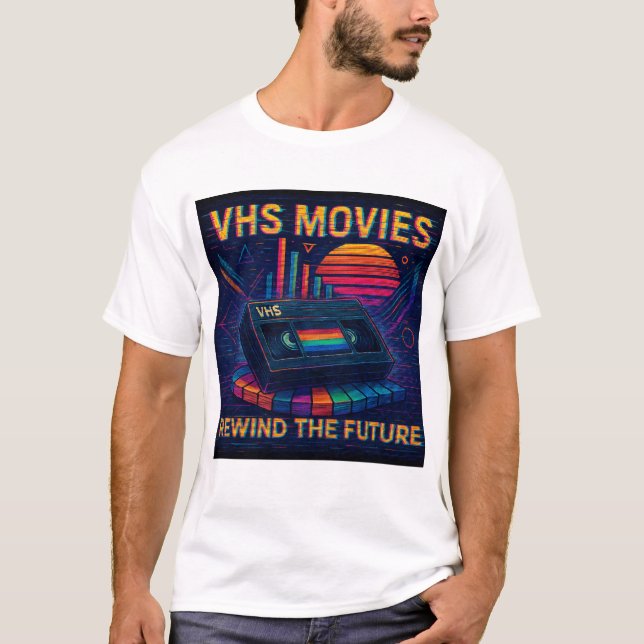 Camiseta Voltar ao VHS futuro (Frente)