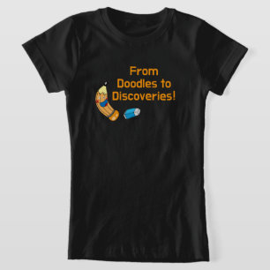 Camiseta Voltar aos Doodles e Descobertas Escolares