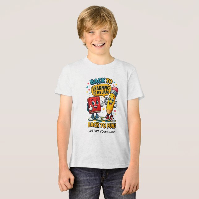 Camiseta "Voltar aos Estudos é a Minha Praia" (Frente Completa)