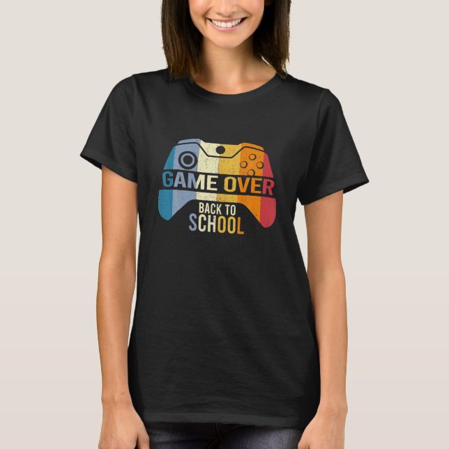 Camiseta Voltar às Aulas Jogo Divertido Professores Alunos (Frente)
