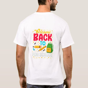 Camiseta Voltar às Aulas   Suprimentos   Decoração   Itens 