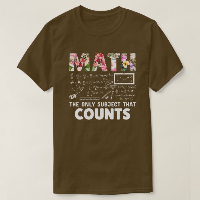 Camiseta Voltar às contas de matemática nas escolas (Frente do Design)
