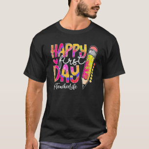 Camiseta Voltar às Costuras da Vida de Professor Tied Dye F